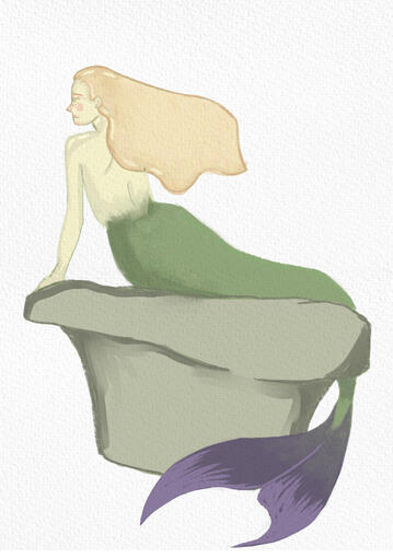 "The Little Mermaid" Illustration